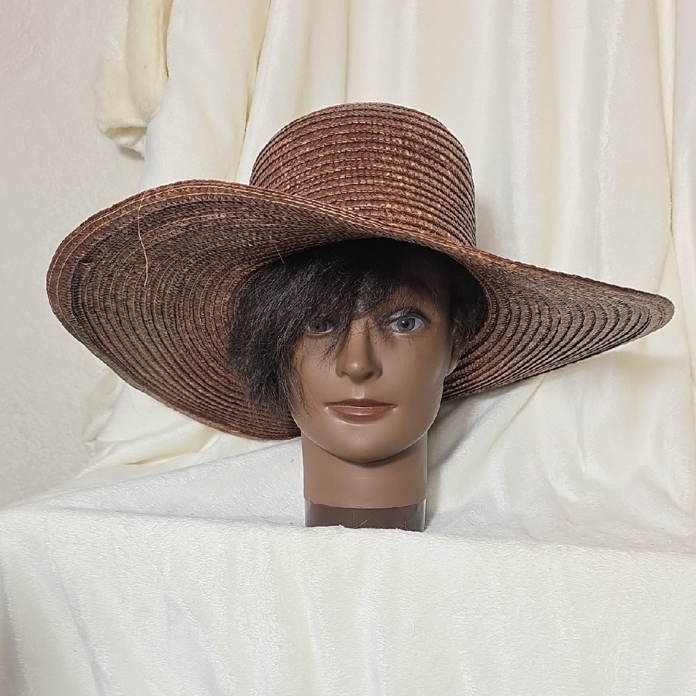 Source Unknown Chic Brown Straw Hat